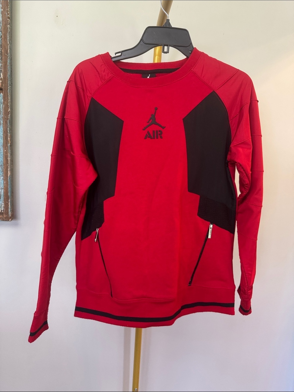 Jordan Red and Black big boy Crewneck Sweatshirt EUC XL